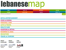 Tablet Screenshot of lebanesemap.net